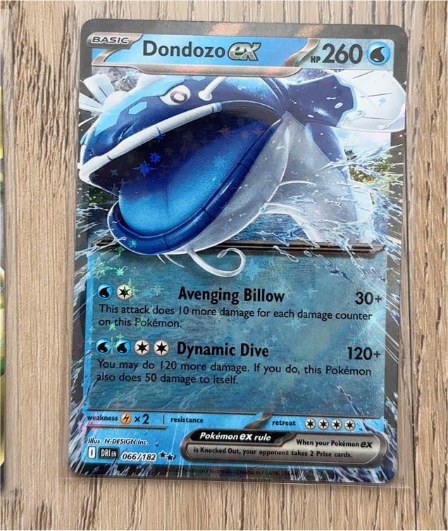 2025 Pokémon TCG Destined Rivals #066 Dondozo ex — front