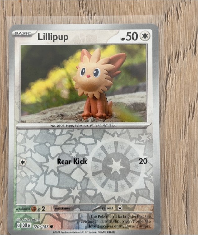 2023 Pokémon SV03: Obsidian Flames #170 Lillipup — front