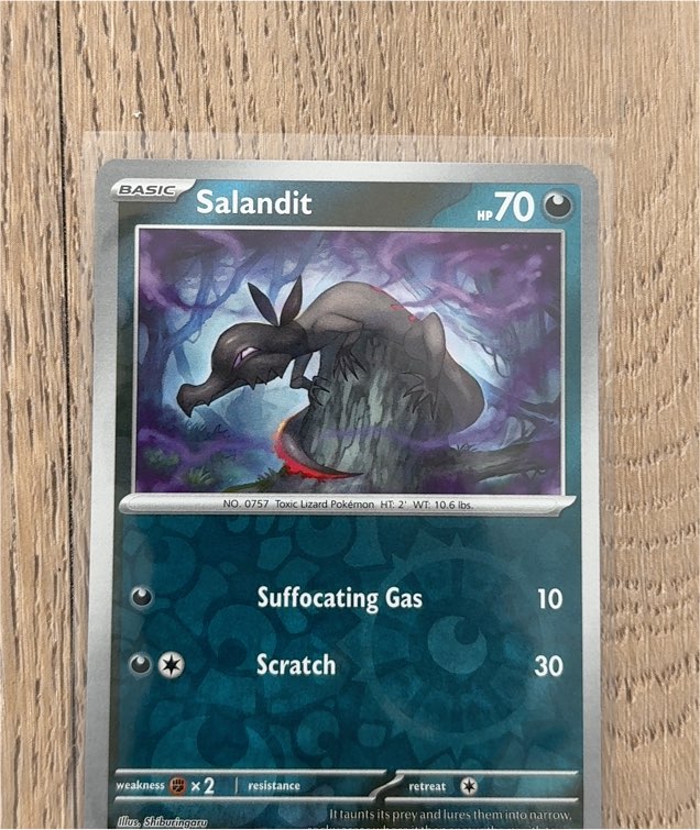 2023 Pokémon TCG SV03 Obsidian Flames #139 Salandit — front