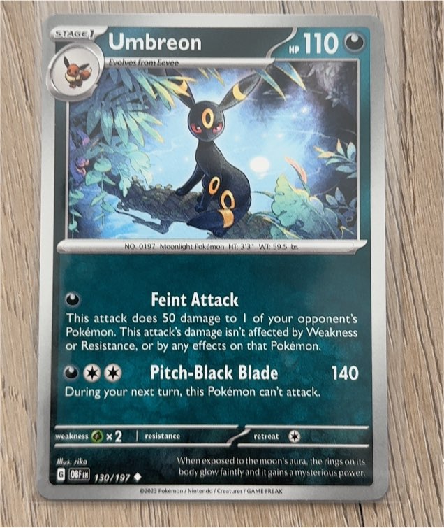 2023 Pokémon #130 Umbreon — front