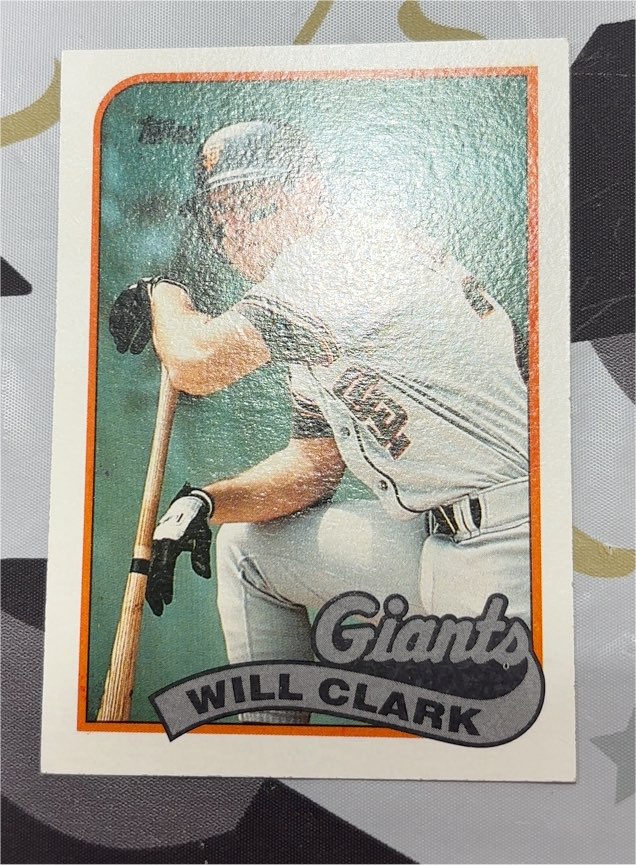 1989 Topps #660 Will Clark — front