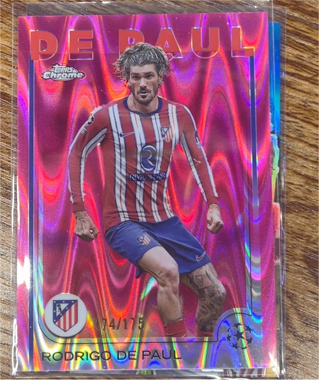 2024-25 Topps Chrome UEFA Club #192 Rodrigo De Paul — front