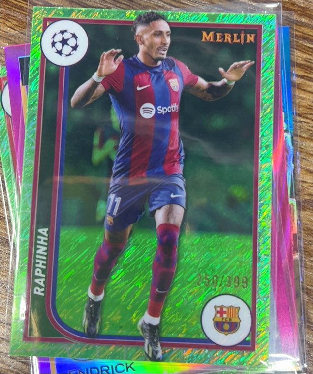 2023-24 Topps Merlin UEFA #35 Raphinha — front