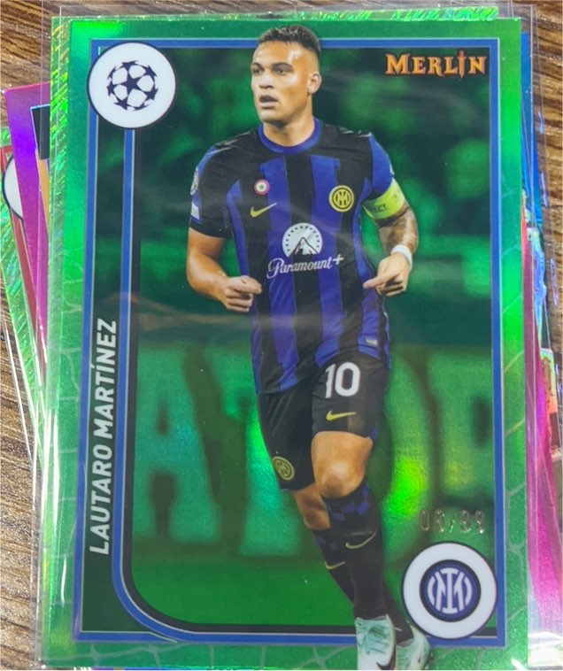 2023-24 Topps Merlin UEFA #48 Lautaro Martinez — front