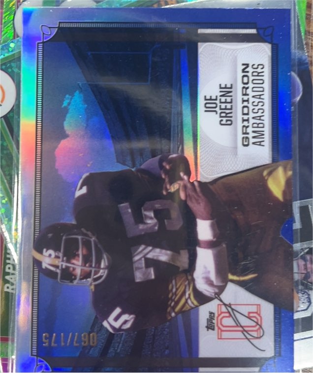 2024 Topps Signature Class #GA-23 Joe Greene — front