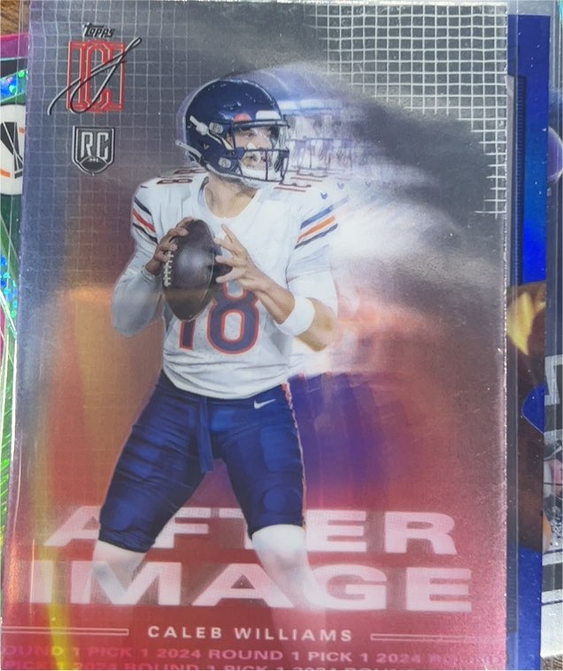 2024 Topps Signature Class #AI-6 Caleb Williams After Image — front