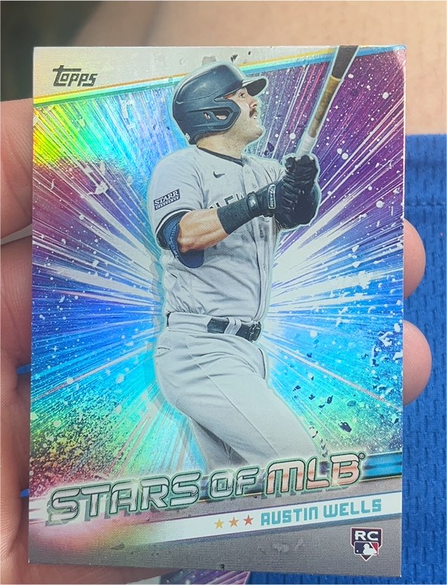 2024 Topps Update Stars of MLB #SMLB-77 Austin Wells — front