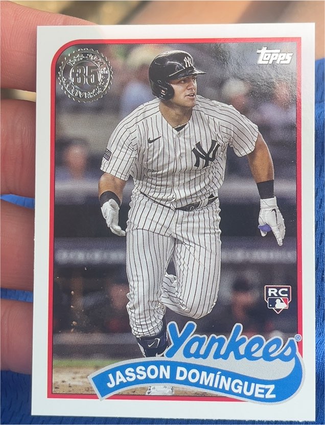 2024 Topps Update 1989 Topps Baseball #89US-10 Jasson Dominguez — front
