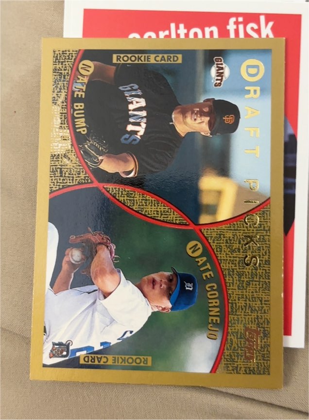 1999 Topps #440 Nate Cornejo/Nate Bump Rookie Card — front