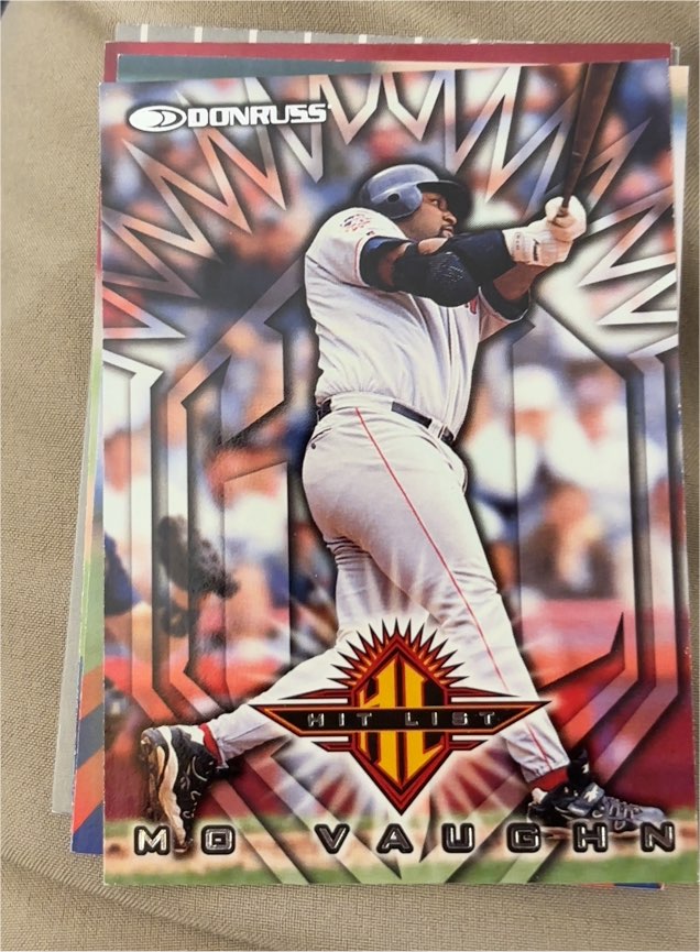1998 Donruss Hit List #351 Mo Vaughn — front