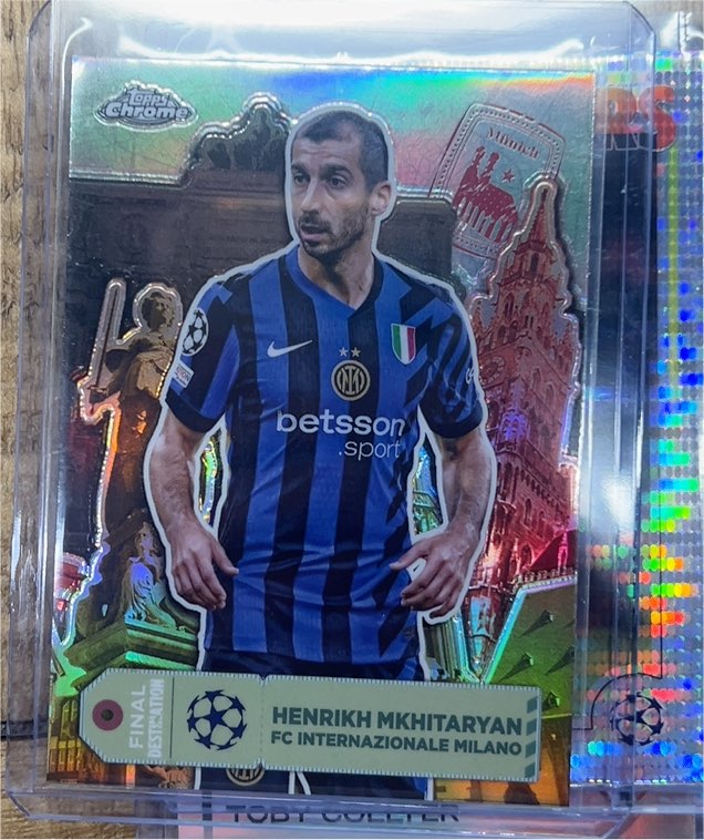 2024-25 Topps Chrome UEFA Club Competitions #FD-28 Henrikh Mkhitaryan Final Destination — front