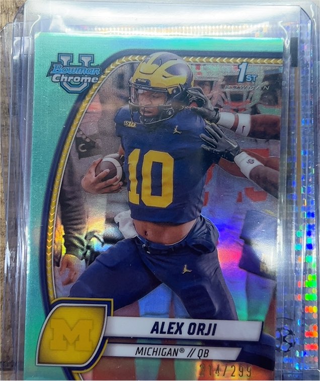2024 Bowman Chrome University #9 Alex Orji — front