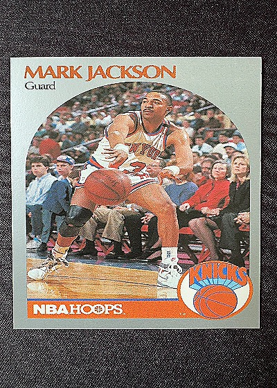 1990 NBA Hoops #205 Mark Jackson — front