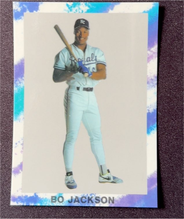 1990 Broder Sports Stars Bo Jackson Bo Knows Baseball — front