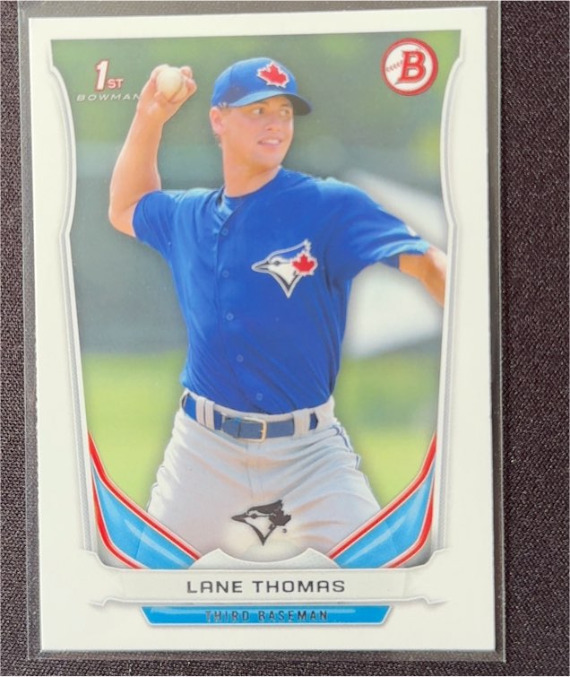 2014 Bowman Draft #DP124 Lane Thomas — front