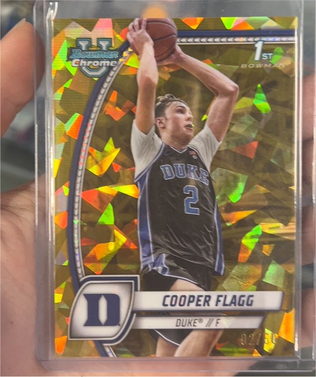 2024-25 Bowman Chrome University #16 Cooper Flagg — front