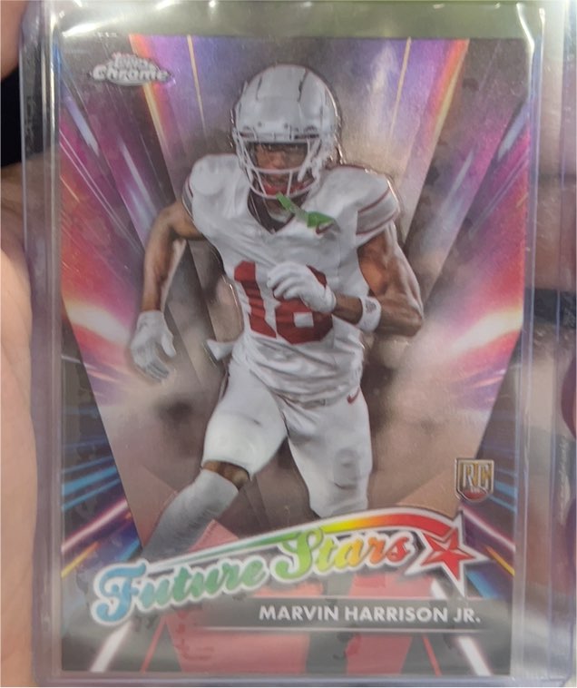 2024 Topps Chrome #FS-8 Marvin Harrison Jr. Future Stars — front