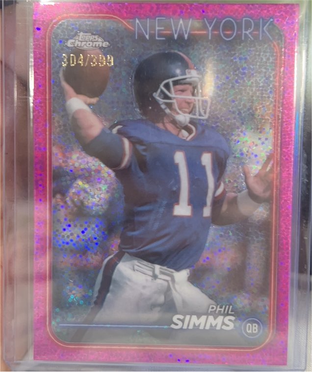2024 Topps Chrome #140 Phil Simms — front