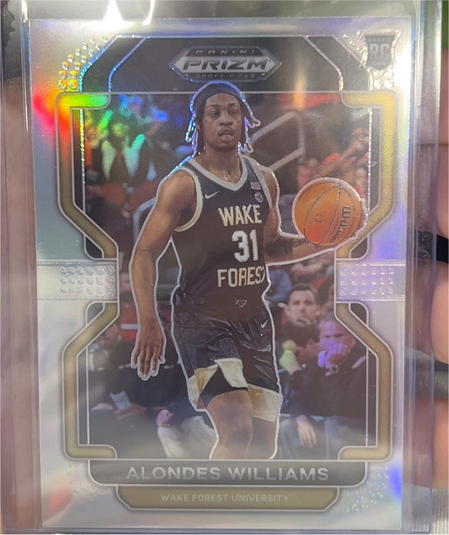 2022 Panini Prizm Draft Picks #97 Alondes Williams — front