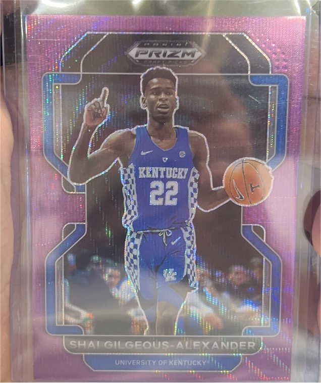 2022 Panini Prizm Draft Picks #43 Shai Gilgeous-Alexander — front