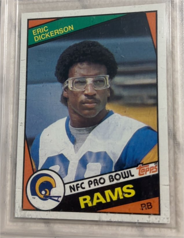 1984 Topps #280 Eric Dickerson Rookie Card — front