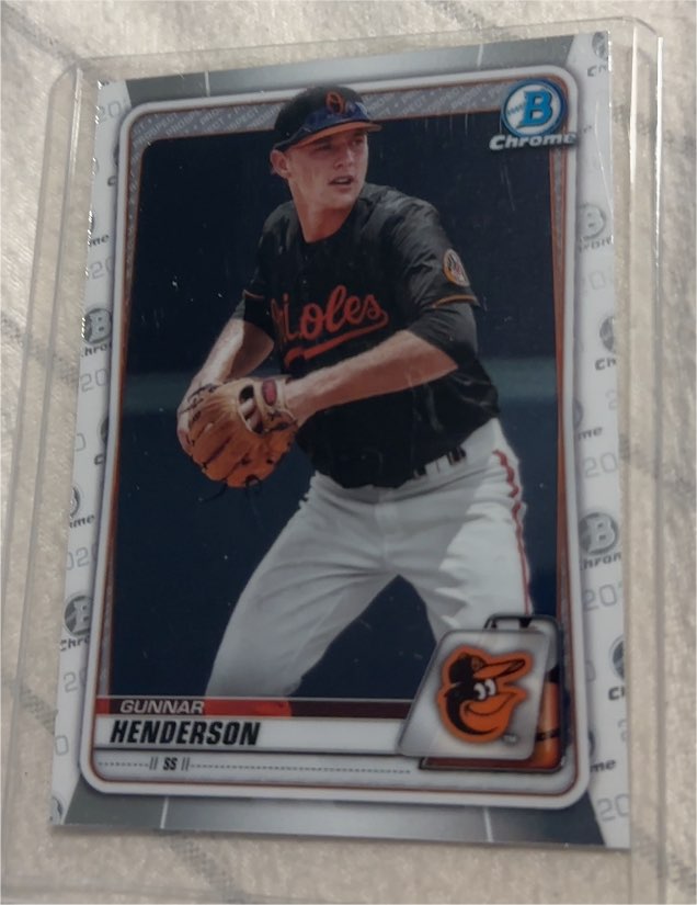 2020 Bowman Chrome Prospects #BCP-134 Gunnar Henderson — front