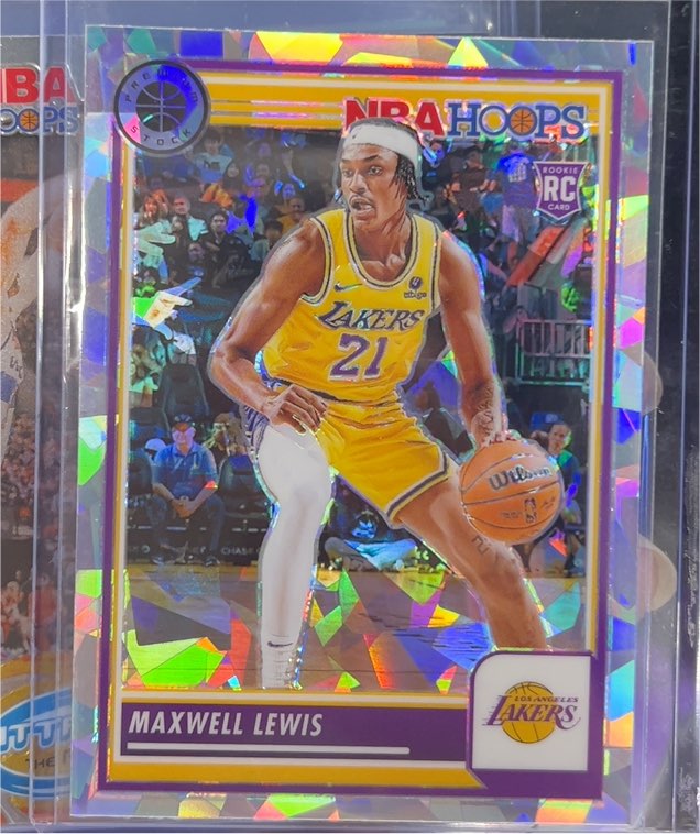 2023-24 Panini NBA Hoops Premium Stock #56 Maxwell Lewis — front