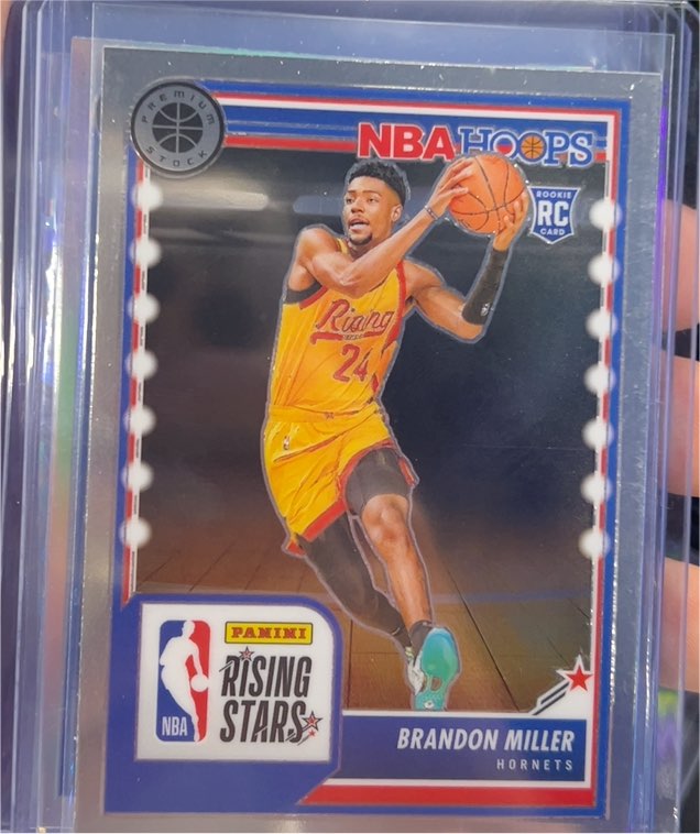 2023-24 Panini NBA Hoops Premium Stock #298 Brandon Miller — front