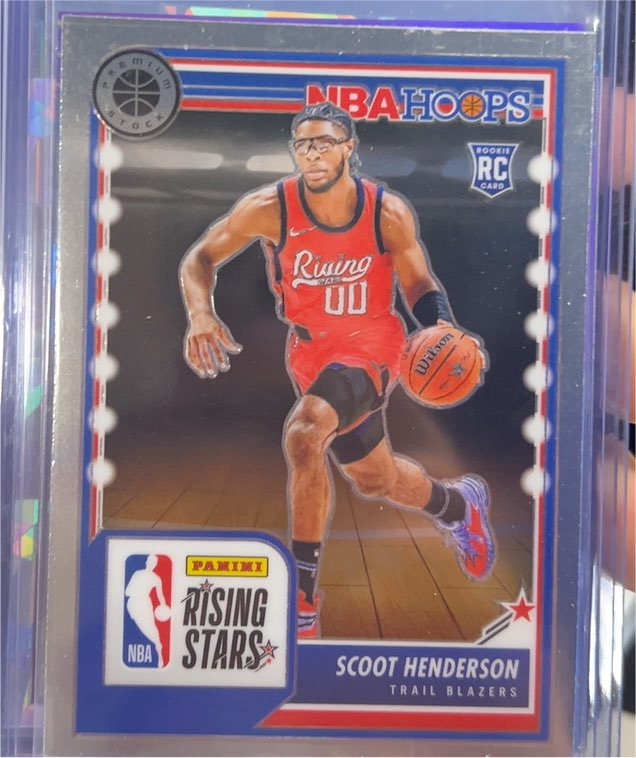 2023-24 Panini NBA Hoops Premium Stock #280 Scoot Henderson — front