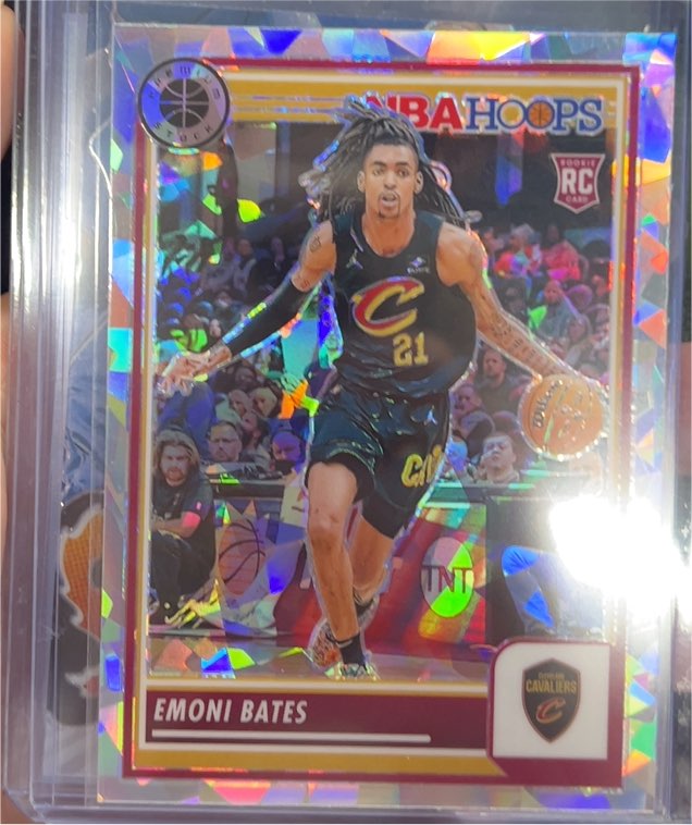 2023-24 Panini NBA Hoops Premium Stock #74 Emoni Bates — front