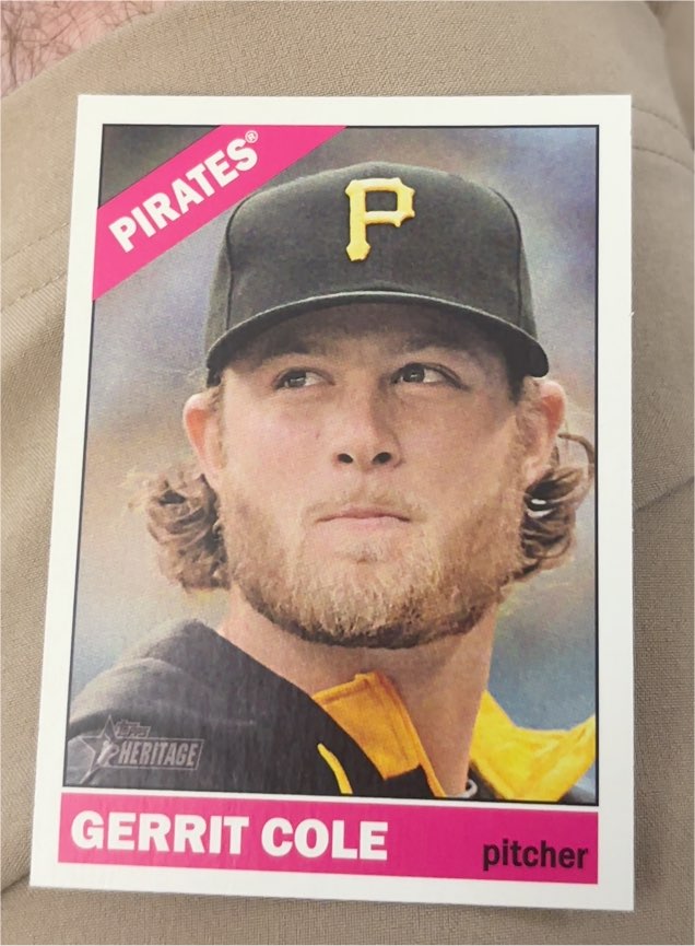 2015 Topps Heritage #425 Gerrit Cole — front