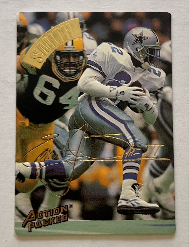 1994 Action Packed #22 Emmitt Smith — front