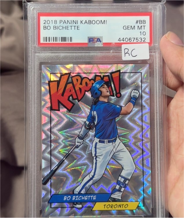 2018 Panini Kaboom! #BB Bo Bichette — front