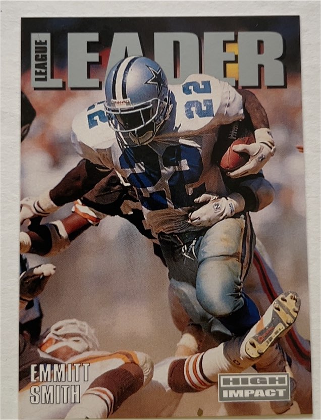 1992 SkyBox Impact #308 Emmitt Smith — front