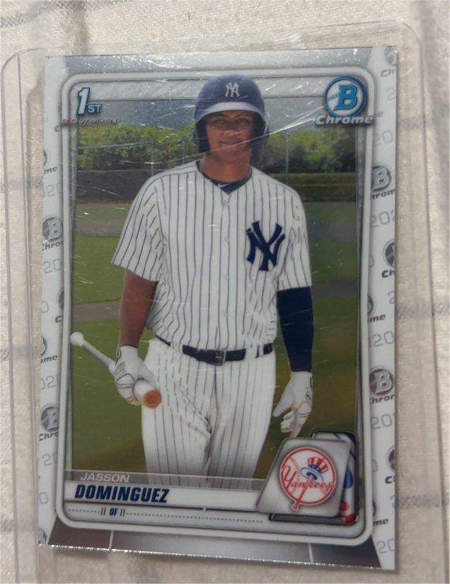 2020 Bowman Chrome Prospects #BCP-8 Jasson Dominguez — front