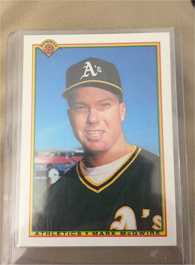 1990 Bowman #454 Mark McGwire — front