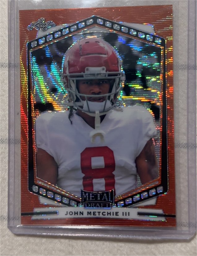 2022 Leaf Metal Draft #P-JM1 John Metchie III — front