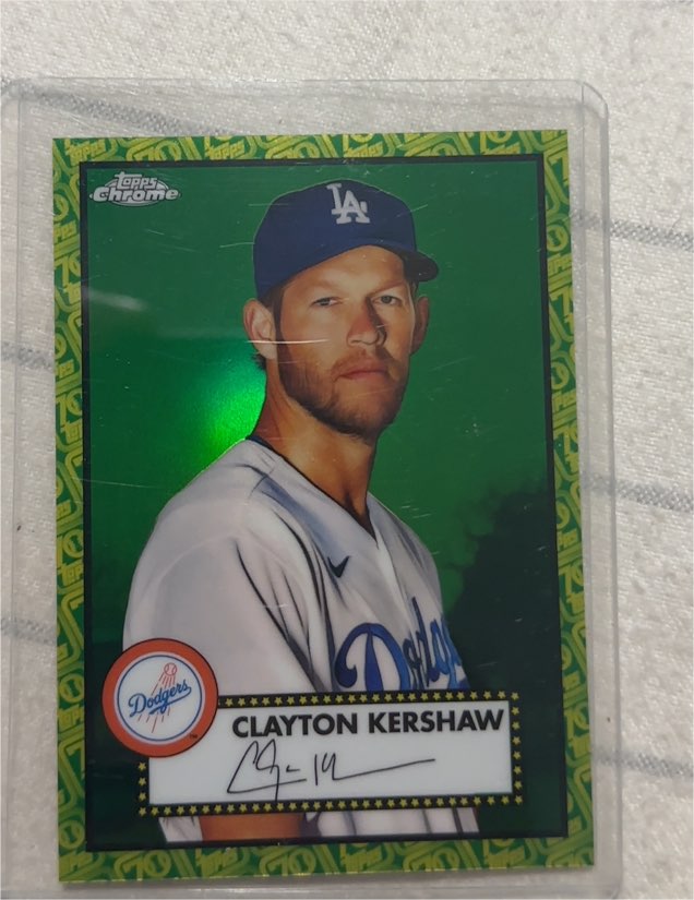 2021 Topps Chrome Platinum Anniversary #205 Clayton Kershaw — front