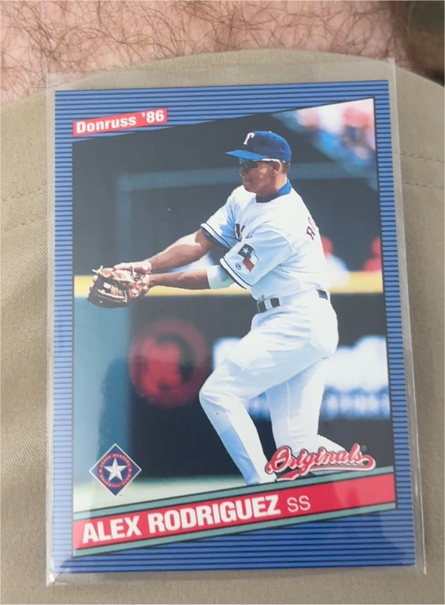 1986 Donruss #154 Alex Rodriguez — front