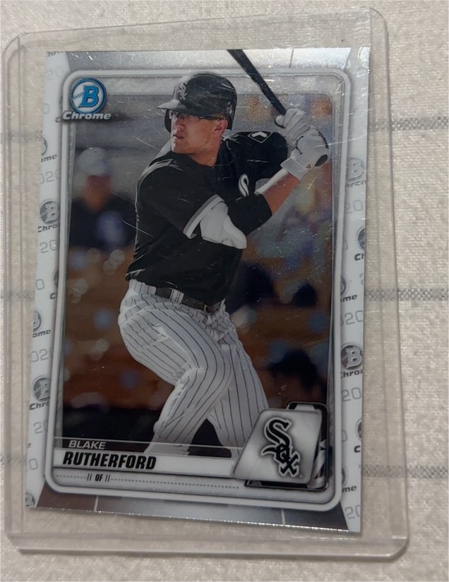 2020 Bowman Chrome Prospects #BCP-13 Blake Rutherford — front