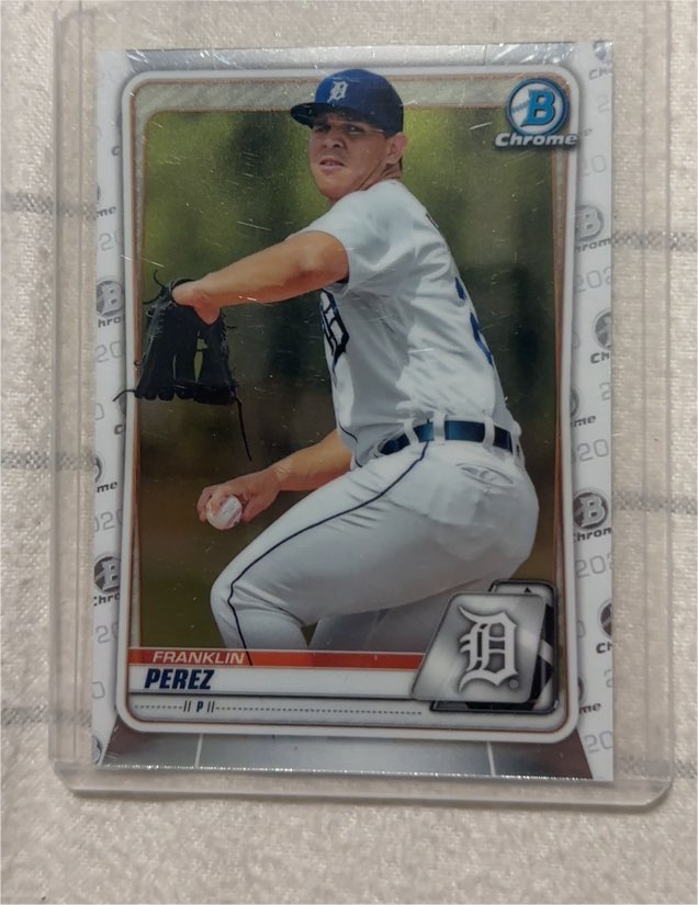 2020 Bowman Chrome Prospects #BCP-63 Franklin Perez — front