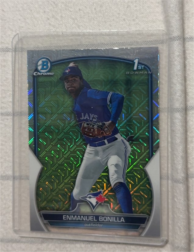 2023 Bowman Chrome #BCP-163 Enmanuel Bonilla — front