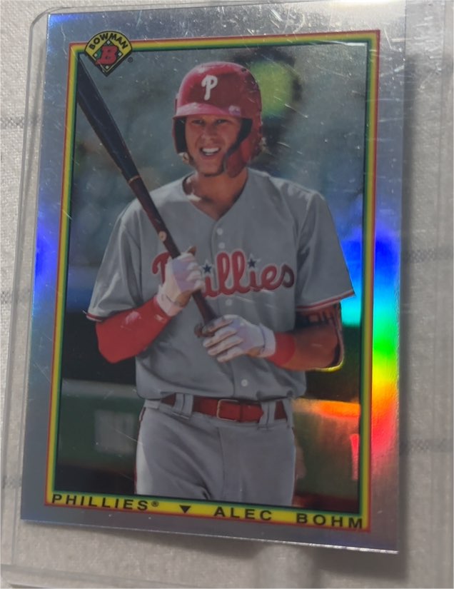 2020 Bowman Chrome 1990 Bowman #90B-AB Alec Bohm — front
