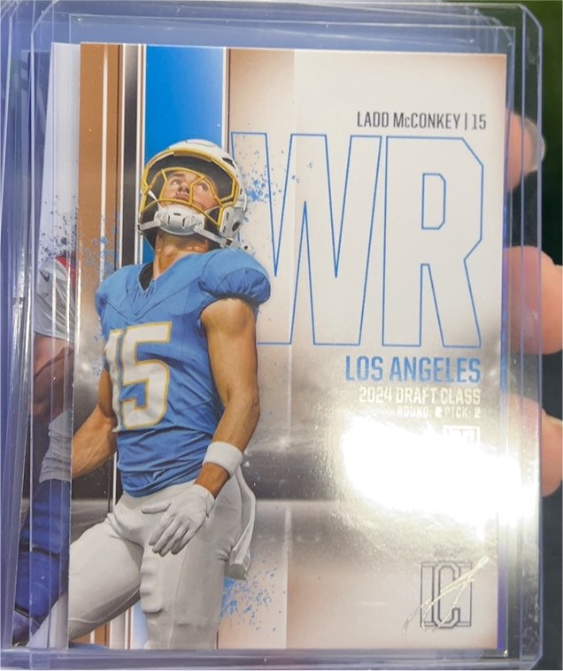 2024 Topps Signature Class #15 Ladd McConkey — front