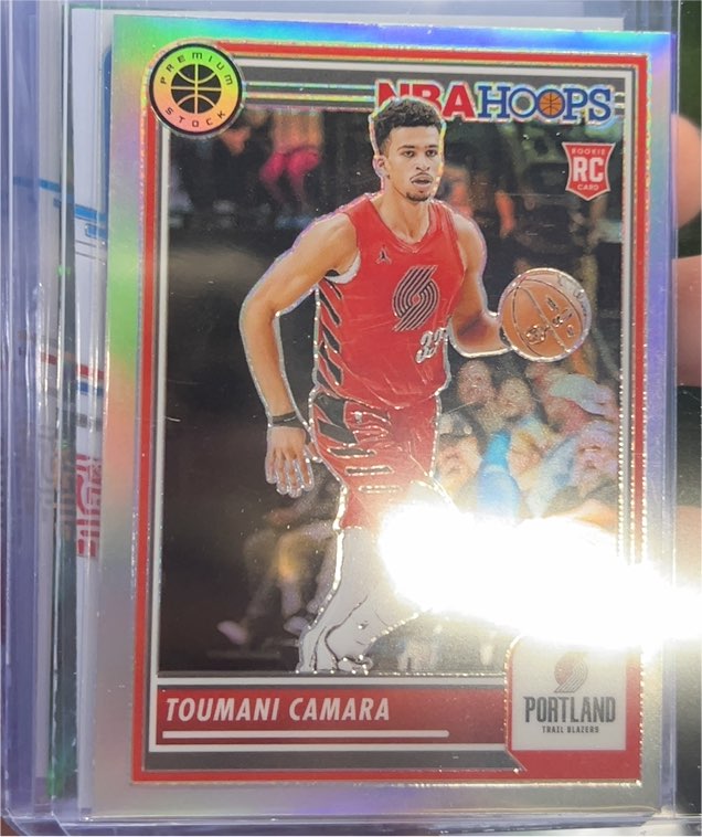 2023-24 Panini NBA Hoops Premium Stock #10 Toumani Camara — front