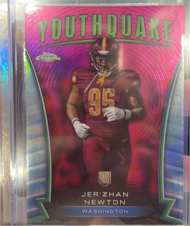 2024 Topps Chrome #Y-13 Jer'Zhan Newton Youthquake — front