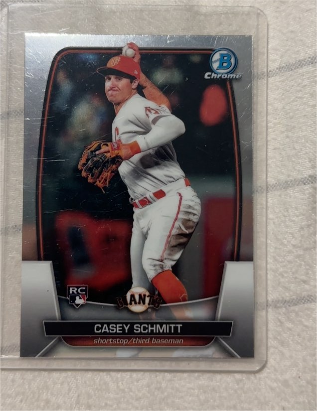 2023 Bowman Chrome #38 Casey Schmitt — front
