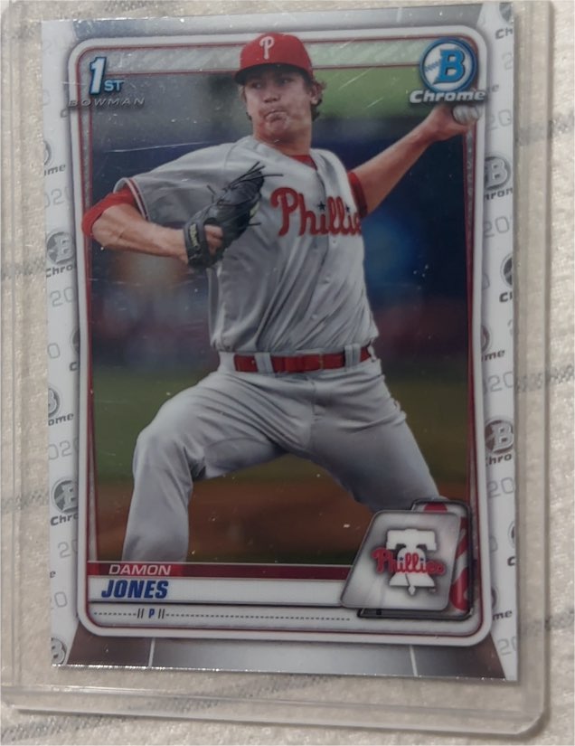 2020 Bowman Chrome Prospects #BCP-65 Damon Jones — front