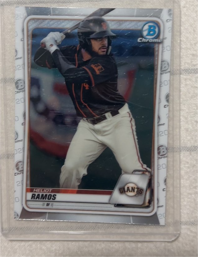 2020 Bowman Chrome Prospects #BCP-148 Heliot Ramos — front