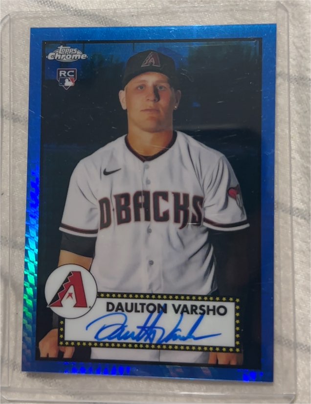 2021 Topps Chrome Platinum Anniversary #21 Daulton Varsho — front